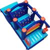 Hapcap Inflatable Obstacle Course Bounce House for Big Kids 8-12, Slide,Climbing Walls,Jumping Area,Simple Boxing Theme for Backyard Party,18L x 7.5' W x 6.5'H view 3