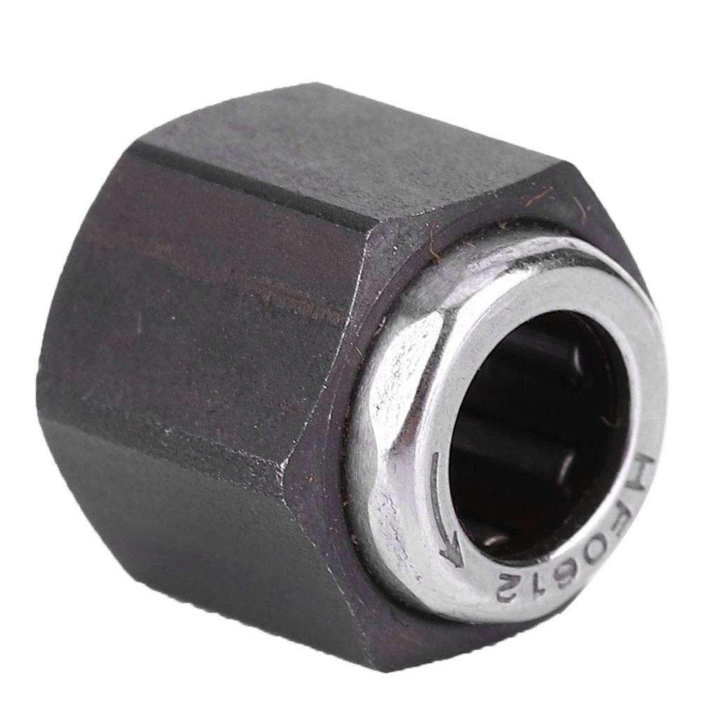 6mm Hex Nut One Way Bearing,Steel RC One Way Bearing,Easy Installation One Way Bearing for VX SH 16 18 21 1/8 1/10 Nitro Engine RC Car,RC Parts (#1)