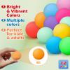 12 Pcs Stress Balls Set for Adults and Kids - Squishy Ball Sensory Fidget Toys for Anxiety Relief - Squeeze Ball Party Favors Bulk Pack - Classroom Prize - Birthday Halloween view 4