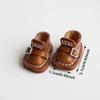 XiDonDon 1/12 BJD Doll Shoes for Ob11,GSC,Body9,YMY Body Dolls Clothes Accessories Toys 1 Pair (Black) view 3