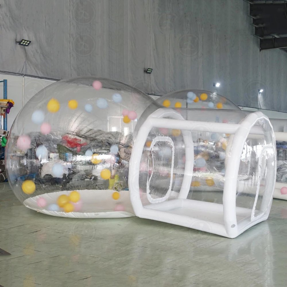 Inflatable Bubble House Dome Tent for Party 10FT Clear PVC Bubble Balloon House with Air Blower Transparent Inflatable Dome Perfect for Birthdays, Parties, Christmas, Weddings