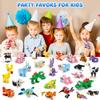 HOGOKIDS 20 Packs Valentines Party Favors for Kids, 60 Kinds of Mini Animals Toy Building Block Set for Valentines Day Classroom Prizes Goodie Bag Stuffers Birthday Gifts for Boys Girls Ages 6-12+ view 4