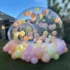 Inflatable Bubble House for Outdoor Backyard Festival Birthday Party, 10Ft Clear Inflatable Bubble Dome Tent with Blower & Pump, Clear Dome Balloon Garden Tent view 1