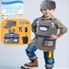 7 Pcs Kids Train Engineer Costume Set Train Conductor Outfit Conductor Cap Train Conductor Dress Up Kit for Kids Halloween Role Play Career Day Pretend Party Cosplay view 4