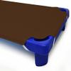 10 Pieces Toddlers Cot Sheets for Daycare Preschool Standard Size 22 x 40 Inch Soft Breathable Nap Sheet Polyester Cotton Chocolate Cot Sheets for Boys Girls Naptime Sleeping for Cots Mat view 2