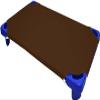 10 Pieces Toddlers Cot Sheets for Daycare Preschool Standard Size 23 x 40 Inch Soft Breathable Nap Sheet Polyester Cotton Chocolate Cot Sheet for Boys Girls Naptime Sleeping for Cots Mat view 1