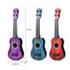 NZLTQO 16" Kids Ukulele, 4 Strings Musical Instruments with Bag, Mini Ukulele Guitar, Photo Booth Props, Plastic Ukulele Ornament Party Decoration for Home Office Bar Restaurant (Blue) view 2