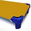 10 Pieces Toddlers Cot Sheets for Daycare Preschool Standard Size 23 x 51 Inch Soft Breathable Nap Sheet Polyester Cotton Gold Cot Sheet for Boys Girls Naptime Sleeping for Cots Mat view 2