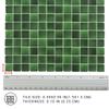 150 pcs, Dollhouse Flooring, 1:12 Scale Doll House Tiles, Miniature Checkerboard Floor, REDUCIO! (Emerald Gloss) view 2
