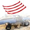 Red Super Soft Flex Leaf Springs4pcs Works on Tamiya F-350, Hilux and RC4WD Trail Finder view 4