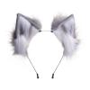 Ravakeny Handmade Wolf Cat Fox Ears, Faux Fur Halloween Animal Cosplay Ear Costume Party Fancy Dress Headwear for Kids, Girls, Women (Style A) view 1
