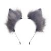 Ravakeny Handmade Wolf Cat Fox Ears, Faux Fur Halloween Animal Cosplay Ear Costume Party Fancy Dress Headwear for Kids, Girls, Women (Style A) view 3