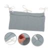 VICASKY Stroller Organizer Bag Cotton Hanging Storage Pouch for Nursery Travel Outdoor Use Multi-functional Diaper and Bottle Holder Stylish Design Bean Green view 2