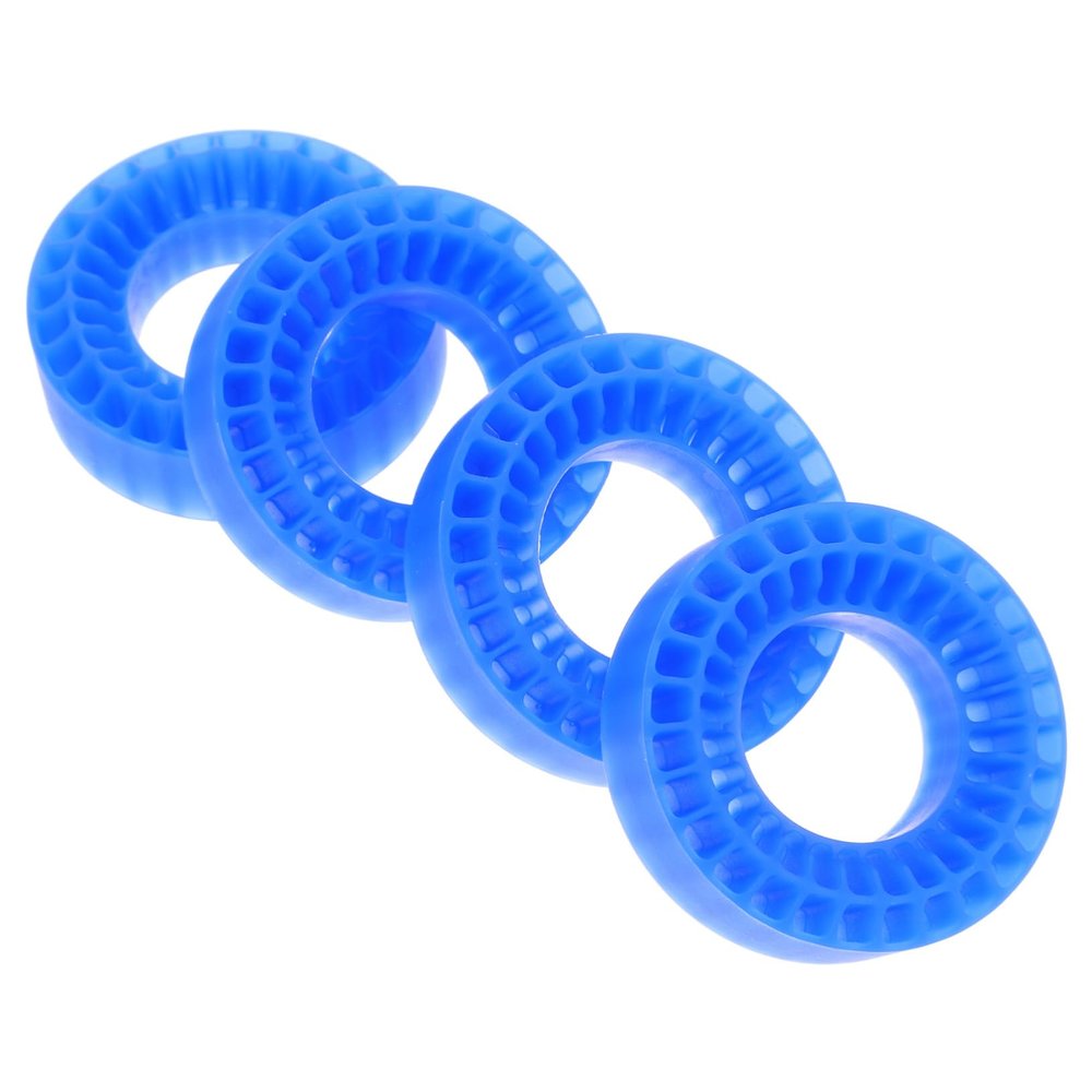 ibasenice 4pcs Silicone Rubber Tire Inserts for Crawler Cars Foam Compatible with Lightweight Wear-Resistant Replacement Parts for
