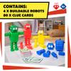 TOMY Hide and squeak robots, robot building scavenger hunting games for kids, active indoor games, kids games for 4 year olds and older view 3