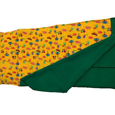 M. A. T. INDUSTRIES INC. Napmat with Blanket (Yellow Farm Animals)