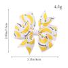 BBTDIN Baby Girls Banana Bow Hair Clips - Kids Girls Fruits Bowknot Hair Clips BBG94 (A1-White Bow) view 4