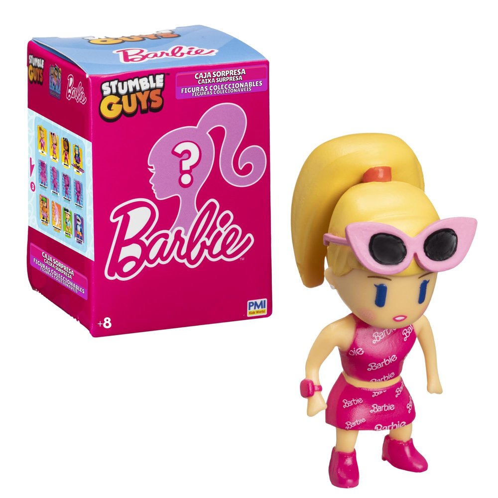 Bizak Stumble Guys X Barbie Pack Figure Surprise Box, (64110020)