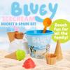 Toyland Bluey & Bingo 14 Piece Bucket & Scoop Set with Ice Cream Cones - Sand & Water Play Sandbox - Beach Toys view 3