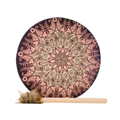 10inch Hand Drums With Drum Stick Percussion Musical Instruments For Beginners Spiritual Music Drum Home Decor
