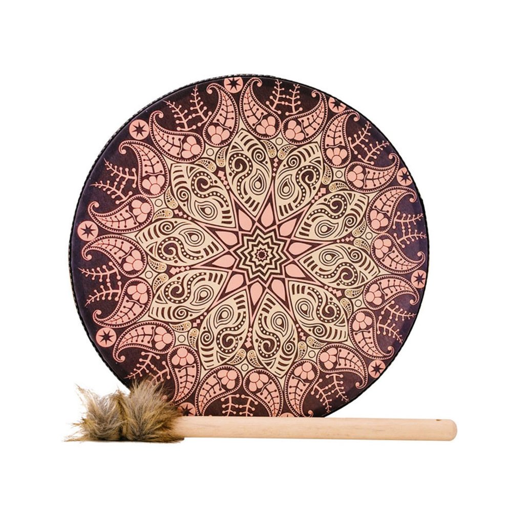 10inch Hand Drums With Drum Stick Percussion Musical Instruments For Beginners Spiritual Music Drum Home Decor
