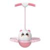 GLANSI Kids Pogo Stick, Jump Stick for Kids, Pogo Jumper with Handle, Anti-Slip Jumping Stick, Waterproof Growing Pogo Sticks, Kindergarten Fitness Exercise Bouncing Ball for Balance Ability, Pink view 1