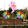 3D Animal On Bike Garden Lawn Yard Decor Wind Spinne view 2