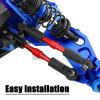 hopsupRC RC Adjustable Turnbuckles Upgrades Part for 1/10 Slash/Rustler/Stampede/Bandit VXL 2WD, Adjustable Turnbuckles Camber Links Toe Link,Red7PCS view 3