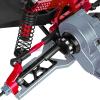 hopsupRC RC Adjustable Turnbuckles Upgrades Part for 1/10 Slash/Rustler/Stampede/Bandit VXL 2WD, Adjustable Turnbuckles Camber Links Toe Link,Red7PCS view 4