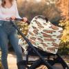 Belidome Capybara Car Seat Covers for Baby Stroller Canopy Stretch Scarf Breastfeeding Covers Soft Stretch view 3