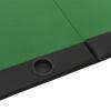 Homgoday Folding Poker Table for 10 Players Green 206x106x75cm Gaming Tables and Poker Furniture view 4