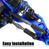 hopsupRC RC Adjustable Turnbuckles Upgrades Part for 1/10 Slash/Rustler/Stampede/Bandit VXL 2WD, Adjustable Turnbuckles Camber Links Toe Link,Titanium7PCS view 3