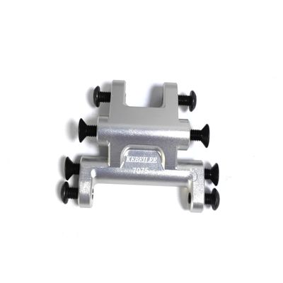 KEBEILEE CNC Alu7075 Front Suspension Mount for Losi Promoto MX 1:4 LOS261010 (Silver)