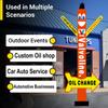 18ft Oil Change Air Inflatable Dancer Tube Man Eye-Catching Advertising Sky Puppet with Instant Oil Change & Synthetic Graphics Perfect for Auto Service Promotions & Events (Without Blower) view 3