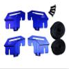 Aluminium Tall Battery Mount Hold-Downs for Traxxas 1/6 XRT Monster Truck - Blue view 1
