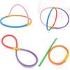 2 Pcs Pool Noodles 59 Inch Foam Swim Noodles Creative Kids Accessory DIY Projects with Connectors (Random) view 3
