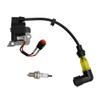 FLMLF 23CC~71CC Engine Visible Flashing Spark Plug+Ignition Coil Kit Yellow for 1/5 HPI ROFUN ROVAN KM Baja Losi FG GoPed RedCat Rc Parts view 3