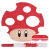 Birchio Mushroom Pinatas Bundle with a Blindfold and a Bat(16.5 x 12 x 3.5 Inches), Perfect for kid's Birthday Parties, Mexican Theme Parties, Decorations view 1