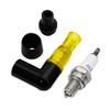 FLMLF 23CC~71CC Engine Visible Flashing Spark Plug + Ignition Coil Cap Yellow for 1/5 Hpi Rofun Km Rovan Baja LT FG GoPed Redcat Rc Car Parts view 4