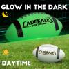 adekale Glow in The Dark Football Size 9 Foot Ball Glowing Football for Boys Girls 8-12 Youths Teens and Adults, Ideal Glow Football Gift for Fans Family and Friends with Pump and Carry Net view 3
