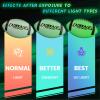 adekale Glow in The Dark Football Size 9 Foot Ball Glowing Football for Boys Girls 8-12 Youths Teens and Adults, Ideal Glow Football Gift for Fans Family and Friends with Pump and Carry Net view 4