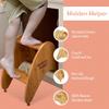 Hidden Helper Montessori Step Stool for Toddlers, Foldable Toddler Two Step Stool for Bathroom Sink & Kitchen Helper, Wooden Folding Stool for Kids Ages 2-5 view 3
