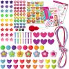 zwzxd Friendship Bracelet Making Kit Toys,Ages for 8 9 10 11 12 Year Old Girls, Kids Travel Activity Set,DIY kit,Arts and Crafts Bracelets String Maker Kit,Great Christmas Birthday Gifts (red-Orange) view 2