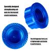 hopsupRC RC 17mm Hex Wheel Nut Upgrade Parts for X-Maxx Summit E-Revo 1/8 RC Buggy Truck Car,Aluminium Dustproof Anti-Skid Mount Cap Hops Up,Navy Blue(4PCS) view 4