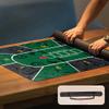 70 x 35 Inch Poker Mat, 10 Players Texas Hold'em Poker Rubber Table Topper Mat, Poker Table Top Layout with Carrying Bag for Poker Games, Blackjack, Casino view 4