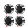 REDSPIDER 1.9 Beadlock wheels aluminium1.9 wheels4pcsfor Axial SCX10 UTB10 TRX4 TRX6 Redcat Gen7 Gen8 VS4-10 Wheel hub Upgrade. (Black silver edge) view 3