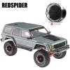 REDSPIDER 1.9 Beadlock wheels aluminium1.9 wheels4pcsfor Axial SCX10 UTB10 TRX4 TRX6 Redcat Gen7 Gen8 VS4-10 Wheel hub Upgrade. (Black silver edge) view 4