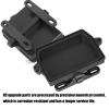 hopsupRC RC Aluminum Receiver Box Cover ESC Bracket Mounting Bracket Upgrade Parts for 1/5 X-MAXX 6S, 1/5 X-MAXX 8S, 1/6 4WD 4X4 XRT 8S Monster Truck RC Car.Black. view 4