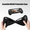 FIOPAZ Silicone Protective Case for RG556, Only Compatible with Anbernic RG 556 Handheld Game Console Anti-Scratch Washable Soft Skin Case (Black) view 3