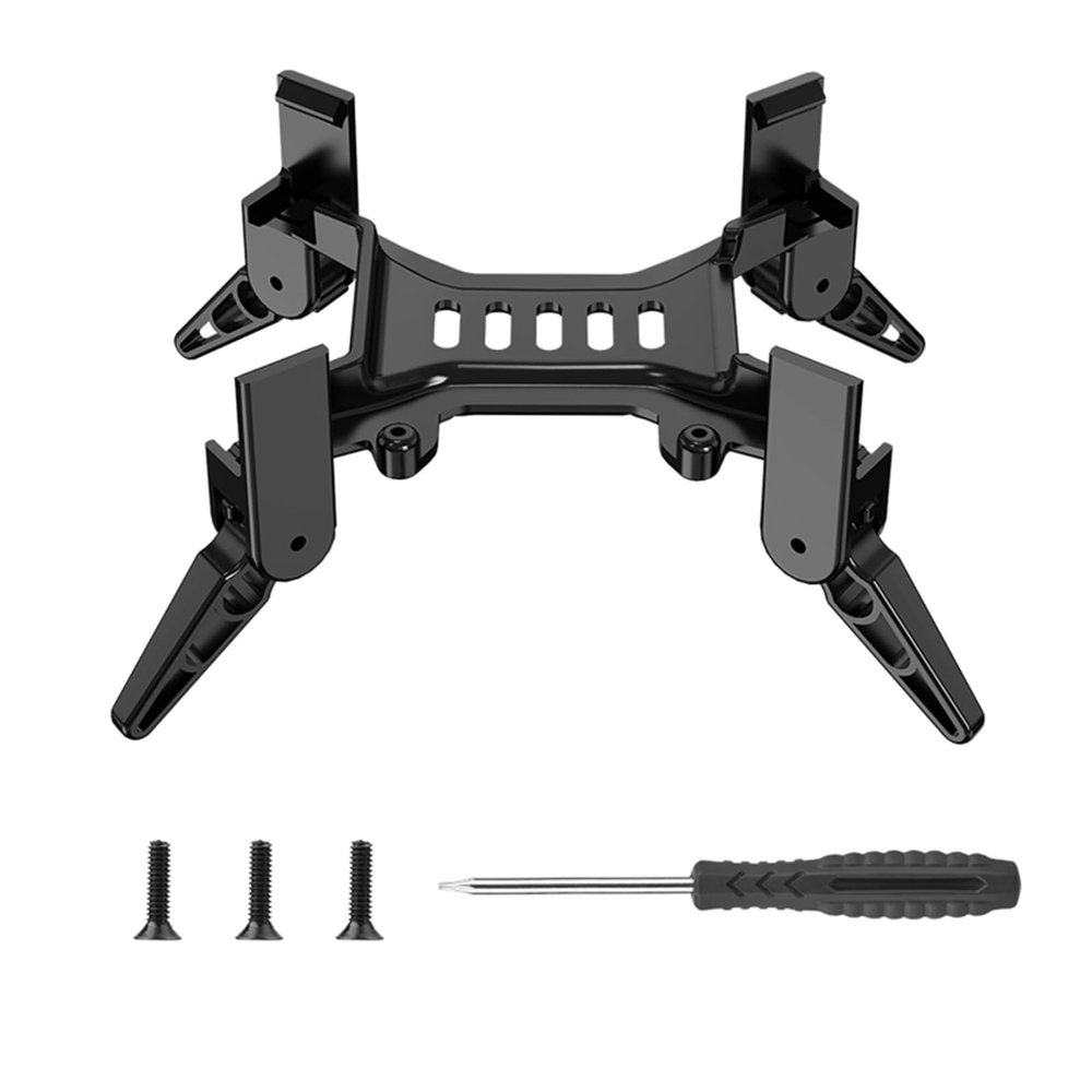 Landing Gear for DJI Avata 2 Drone Spider Leg Landing Gear Leg Foldable Extension Kit for Avata 2 Accessories (Black)